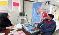 غربالگری  فشار خون در بیمارستان شهدای سلامت به مناسبت روز جهانی فشار خون