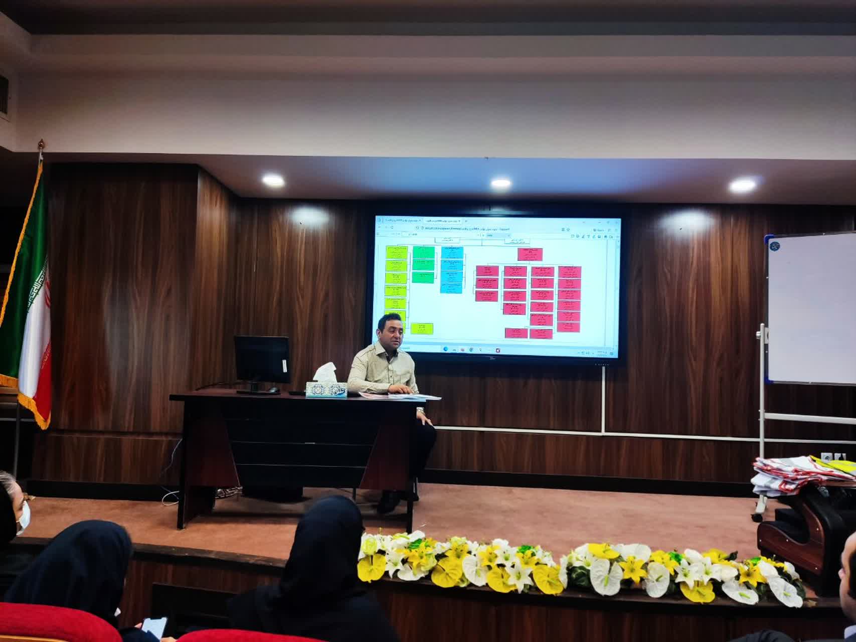برگزاری نشست اعضاء چارت بحران در بیمارستان شهدای سلامت ملارد